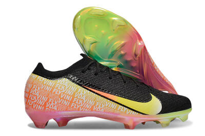 Nike Air Zoom Mercurial Vapor 16 Elite FG Football Boots - Black/Orange/Yellow