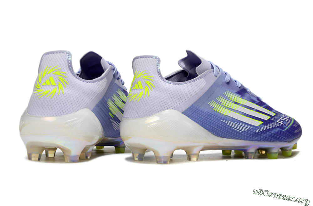 Adidas F50 Elite FG Football Boots - Blue/White/Yellow 6