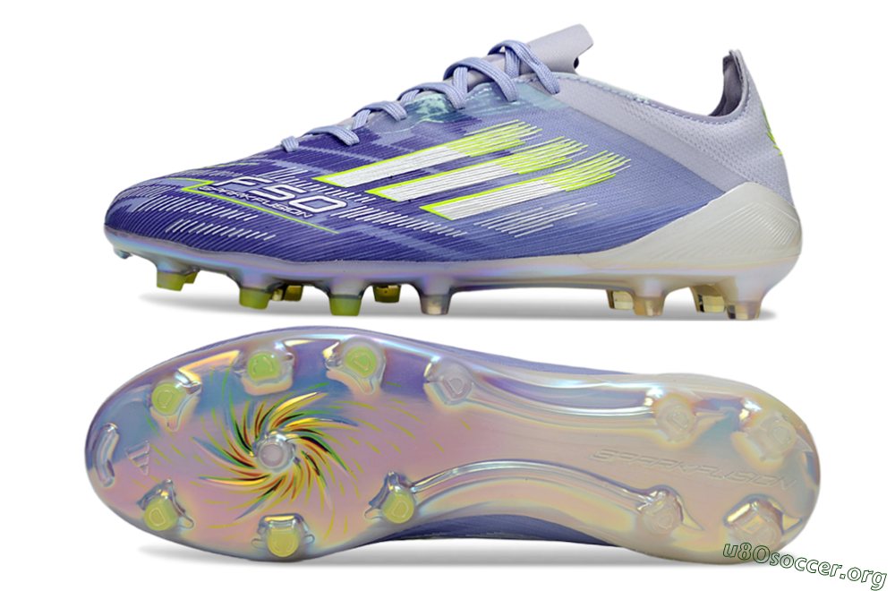 Adidas F50 Elite FG Football Boots - Blue/White/Yellow 1