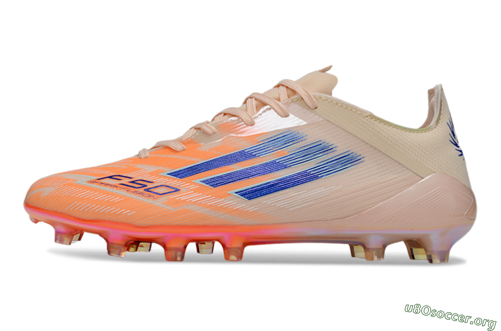 Adidas F50 Elite FG Football Boots - Pink/Orange/Blue 3