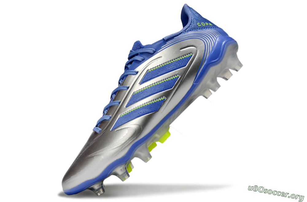Adidas Copa Pure 3 Elite FG Football Boots - Silver/Blue/Yellow 5