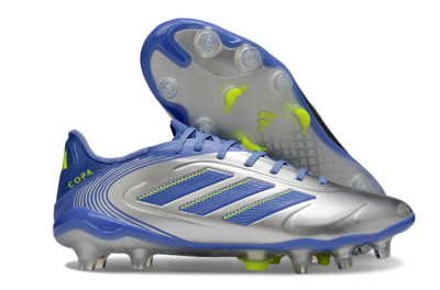 Adidas Copa Pure 3 Elite FG Football Boots - Silver/Blue/Yellow