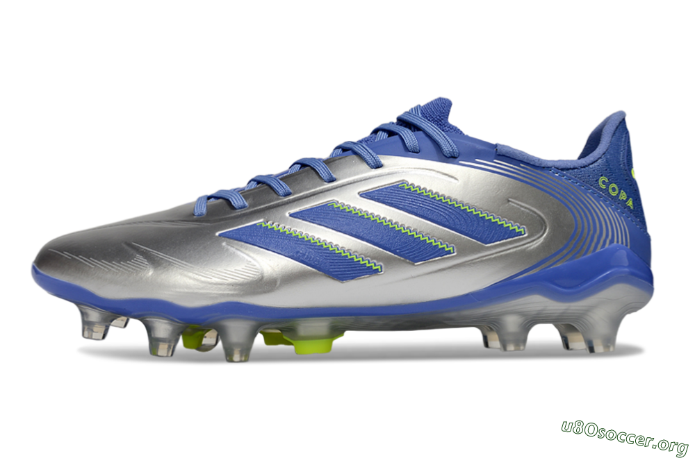 Adidas Copa Pure 3 Elite FG Football Boots - Silver/Blue/Yellow 3