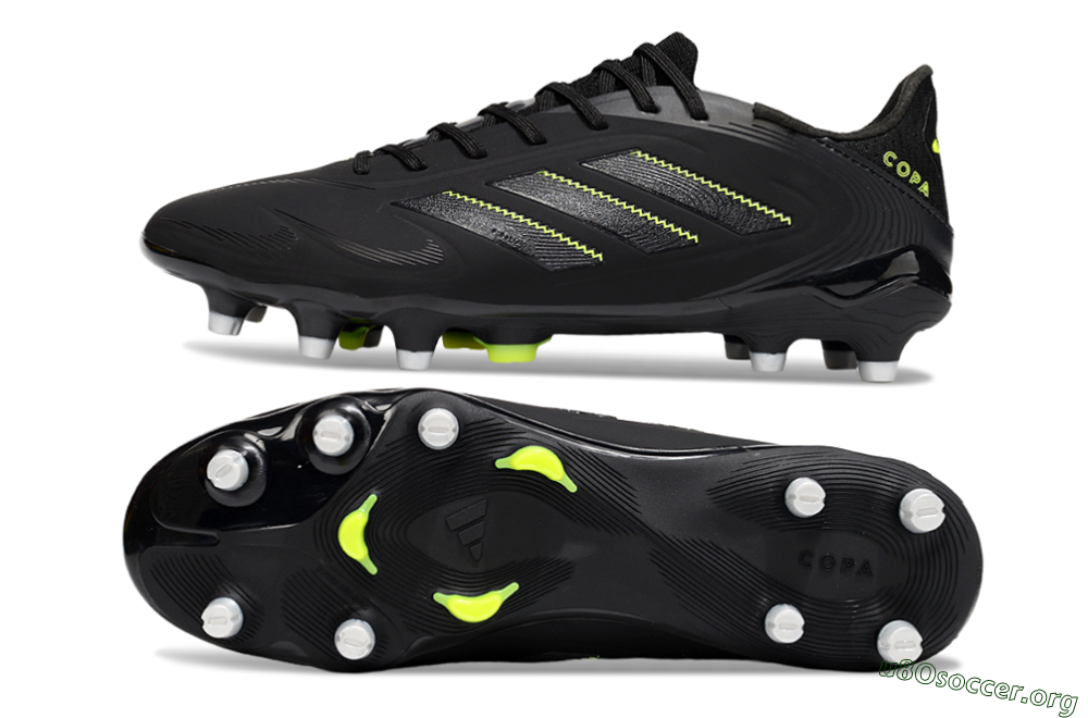 Adidas Copa Pure 3 Elite FG Football Boots - Black/Grey/Yellow 1
