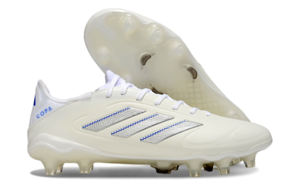 Adidas Copa Pure 3 Elite FG Football Boots - Beige/Silver/Blue