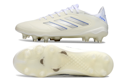 Adidas Copa Pure 3 Elite FG Football Boots - Beige/Silver/Blue