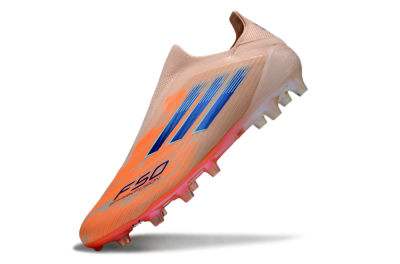 Adidas F50+ Elite Laceless FG Football Boots - Pink/Orange/Blue