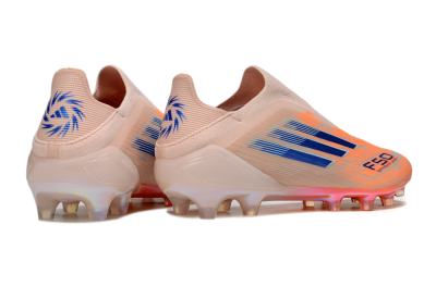 Adidas F50+ Elite Laceless FG Football Boots - Pink/Orange/Blue