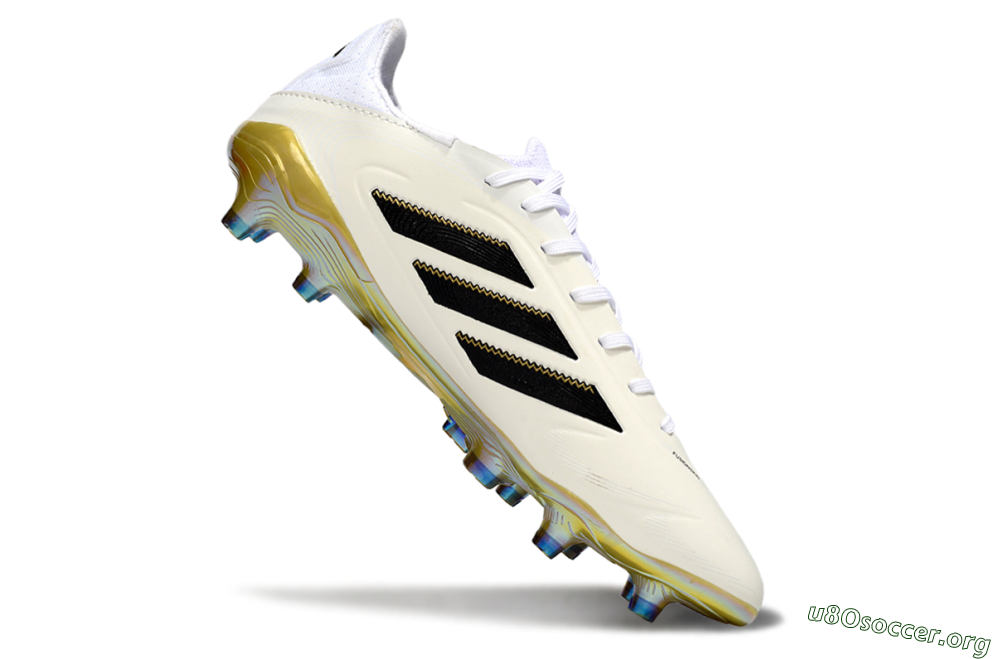 Adidas Copa Pure 3 Elite FG Football Boots - Beige/Black/Gold 4