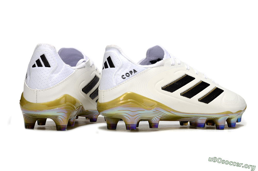 Adidas Copa Pure 3 Elite FG Football Boots - Beige/Black/Gold 6