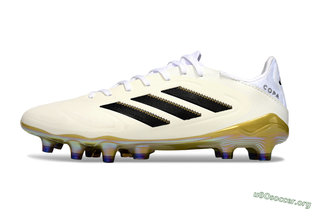 Adidas Copa Pure 3 Elite FG Football Boots - Beige/Black/Gold 3