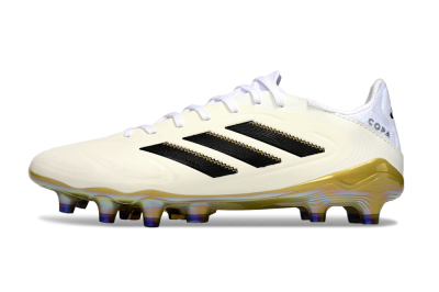 Adidas Copa Pure 3 Elite FG Football Boots - Beige/Black/Gold