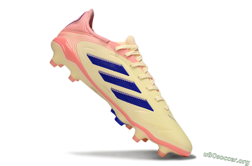Adidas Copa Pure 3 Elite FG Football Boots - Yellow/Blue/Pink 4