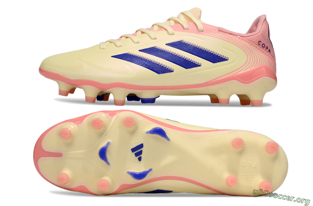 Adidas Copa Pure 3 Elite FG Football Boots - Yellow/Blue/Pink 1