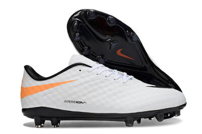 Nike Hypervenom Phantom FG Football Boots - White/Black/Yellow