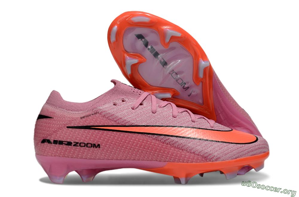 Nike Air Zoom Mercurial Vapor 15 Elite FG Football Boots - Red/Black 2
