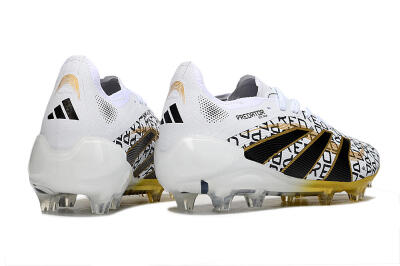Adidas Predator 25 Elite FG Football Boots - White/Gold/Black