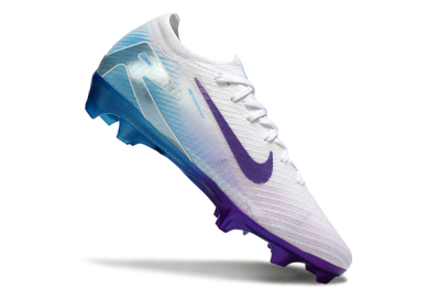 Nike Air Zoom Mercurial Vapor 16 Elite FG Football Boots - White/Purple/Jade