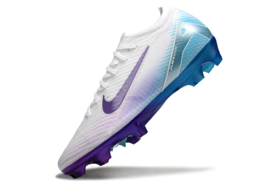 Nike Air Zoom Mercurial Vapor 16 Elite FG Football Boots - White/Purple/Jade