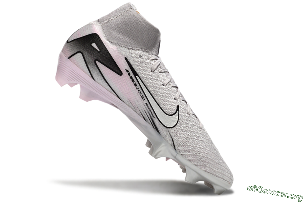 Nike Air Zoom Mercurial Superfly 10 Elite FG Football Boots - Grey/Black/Pink 4