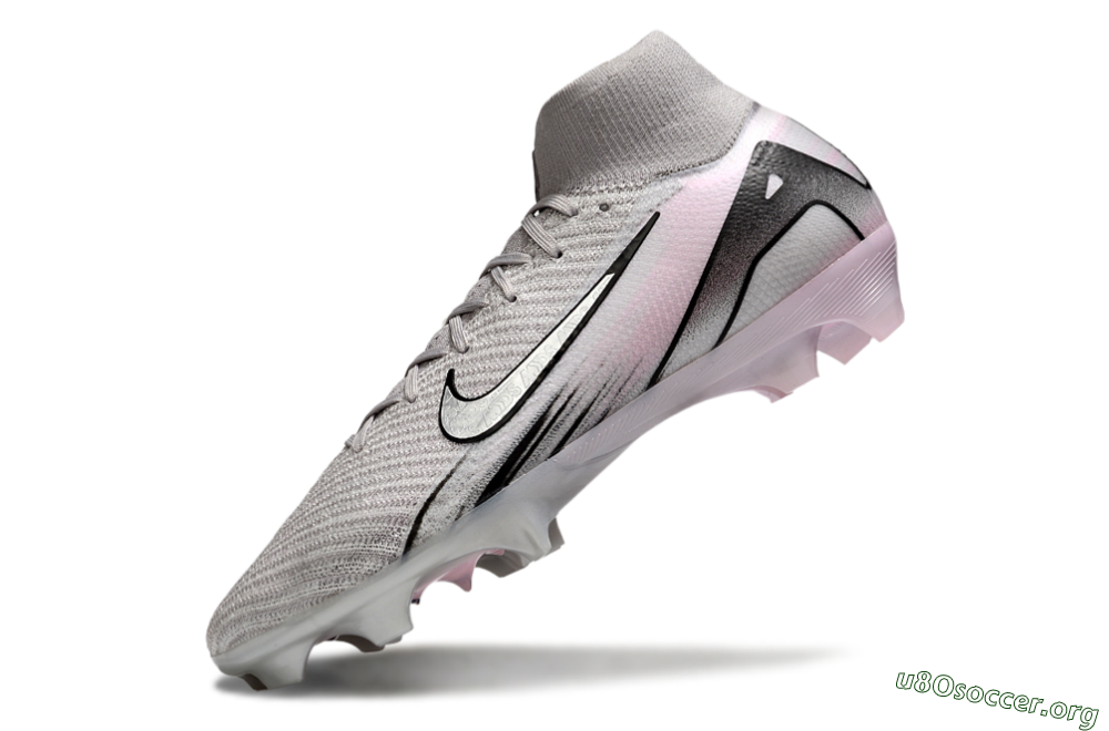 Nike Air Zoom Mercurial Superfly 10 Elite FG Football Boots - Grey/Black/Pink 5