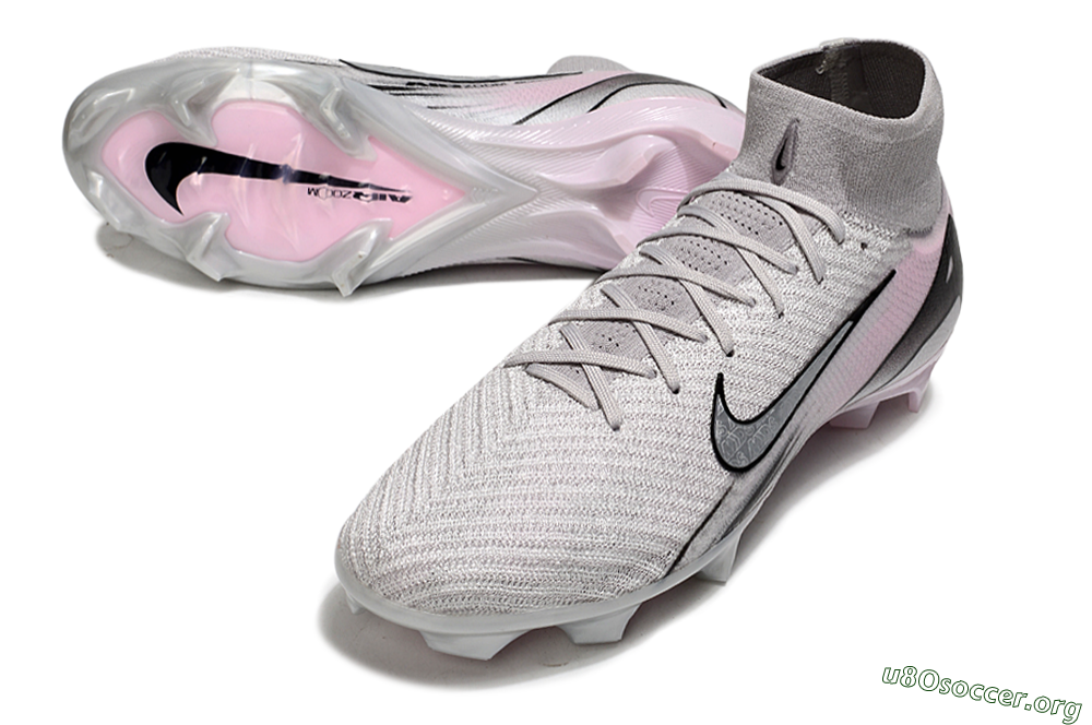 Nike Air Zoom Mercurial Superfly 10 Elite FG Football Boots - Grey/Black/Pink 0
