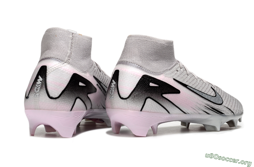 Nike Air Zoom Mercurial Superfly 10 Elite FG Football Boots - Grey/Black/Pink 6