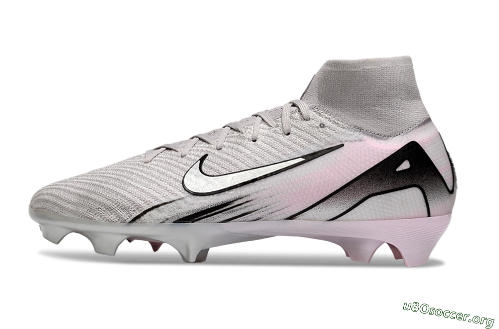Nike Air Zoom Mercurial Superfly 10 Elite FG Football Boots - Grey/Black/Pink 3