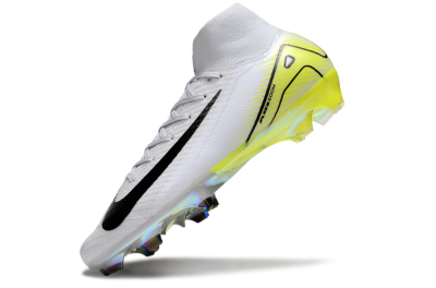 Nike Air Zoom Mercurial Superfly 10 Elite FG Football Boots - White/Black/Yellow