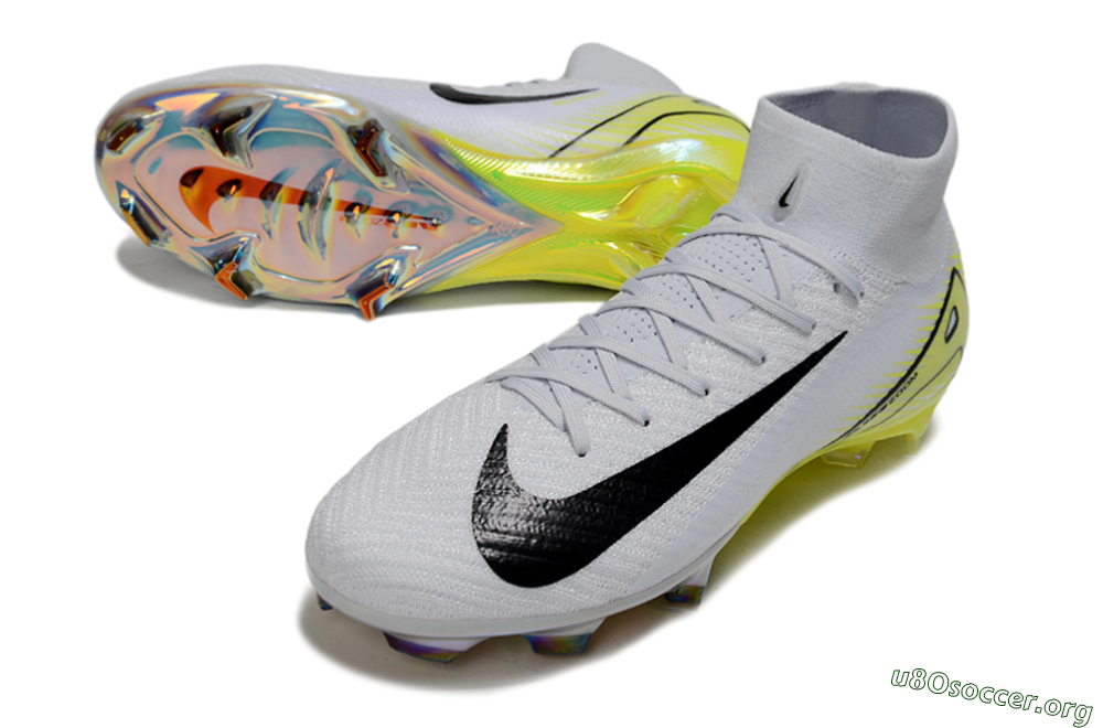 Nike Air Zoom Mercurial Superfly 10 Elite FG Football Boots - White/Black/Yellow 0