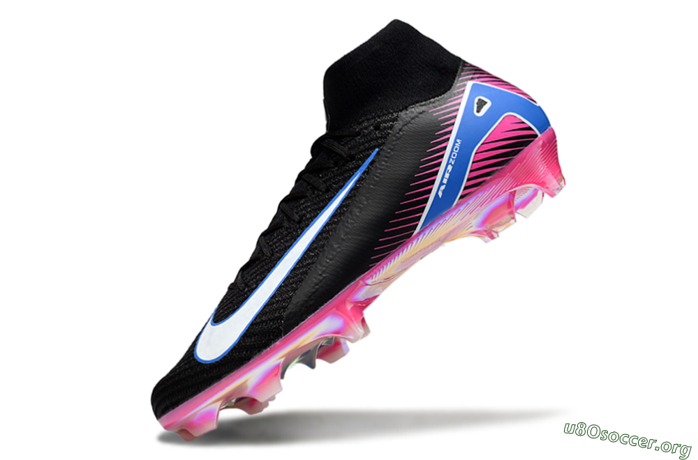 Nike Air Zoom Mercurial Superfly 10 Elite FG Football Boots - Black/White/Blue/Pink 5