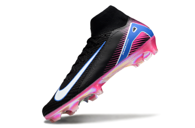 Nike Air Zoom Mercurial Superfly 10 Elite FG Football Boots - Black/White/Blue/Pink