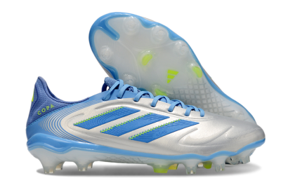Adidas Copa Pure 3 Elite FG Football Boots - Silver/Blue/Yellow