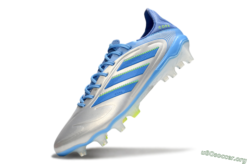 Adidas Copa Pure 3 Elite FG Football Boots - Silver/Blue/Yellow 5