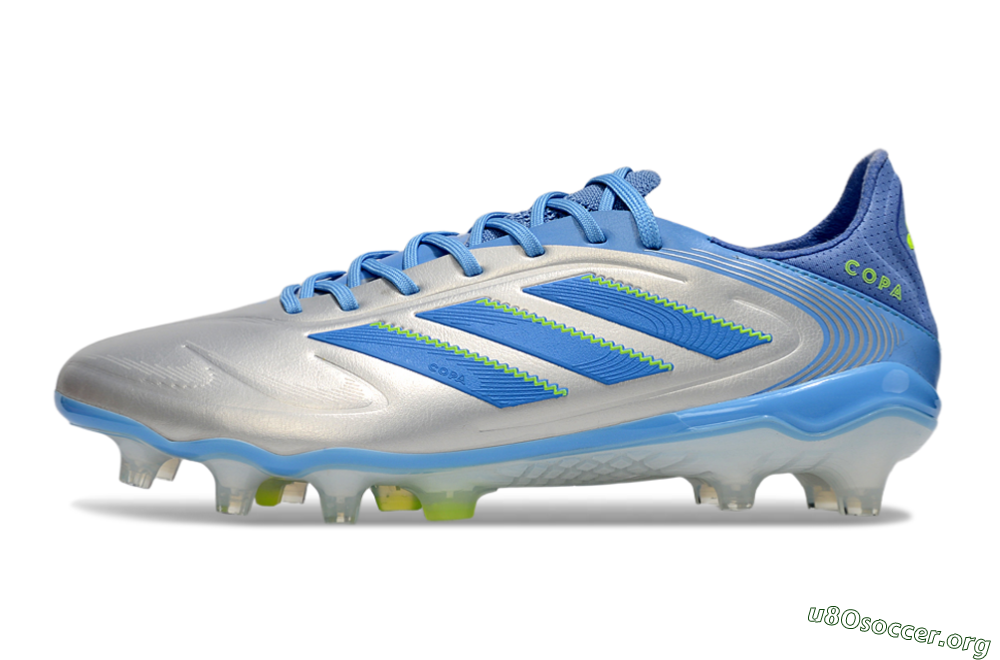 Adidas Copa Pure 3 Elite FG Football Boots - Silver/Blue/Yellow 3