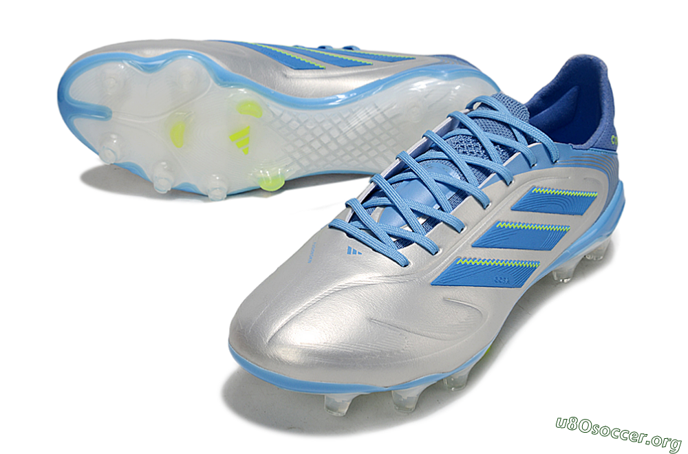 Adidas Copa Pure 3 Elite FG Football Boots - Silver/Blue/Yellow 0