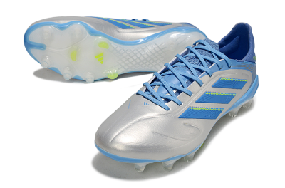 Adidas Copa Pure 3 Elite FG Football Boots - Silver/Blue/Yellow