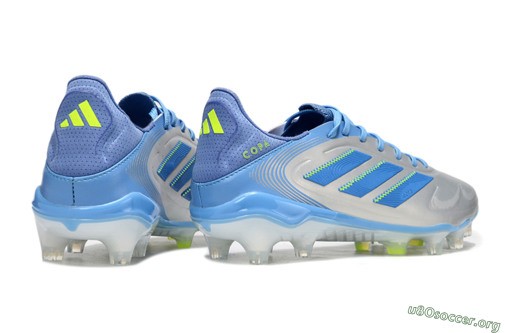 Adidas Copa Pure 3 Elite FG Football Boots - Silver/Blue/Yellow 6