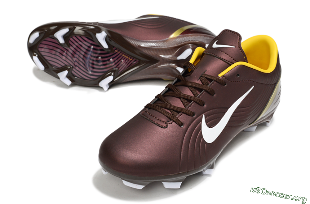 Nike Mercurial Vapor 1 Elite FG Football Boots - Brown/White/Yellow 0