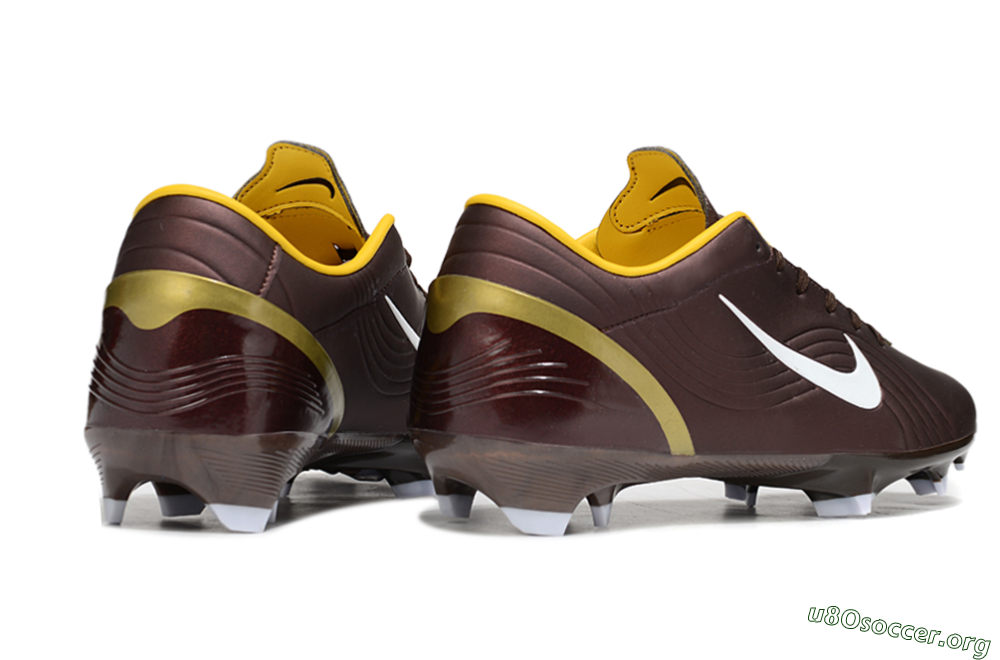 Nike Mercurial Vapor 1 Elite FG Football Boots - Brown/White/Yellow 6
