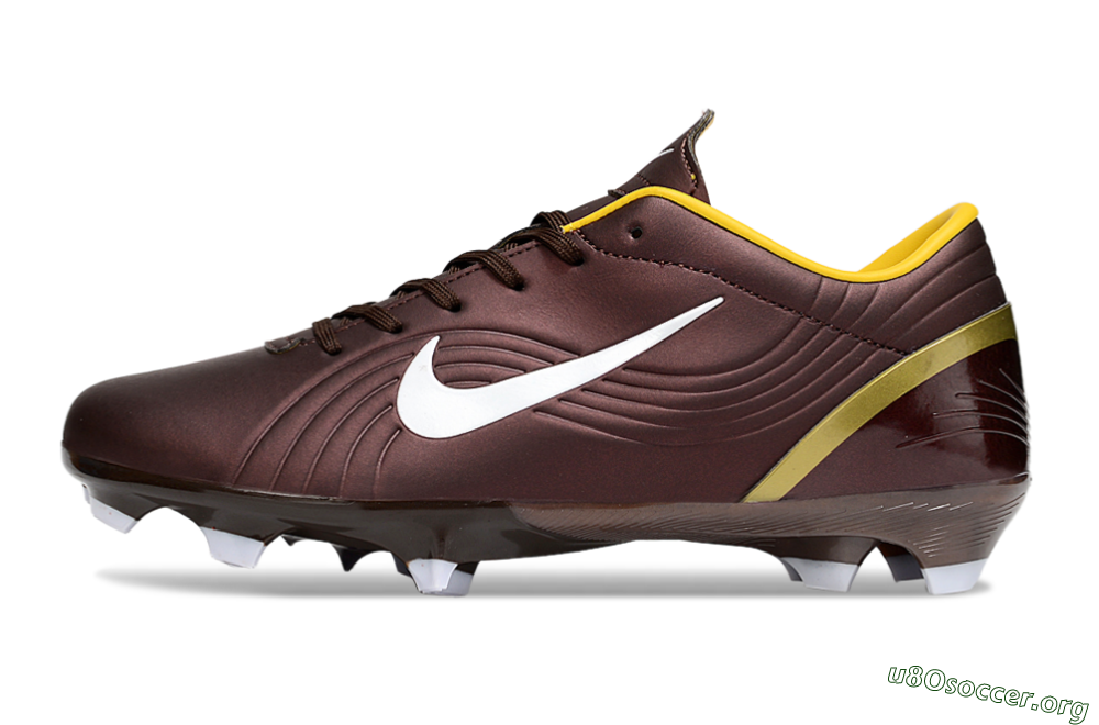 Nike Mercurial Vapor 1 Elite FG Football Boots - Brown/White/Yellow 3