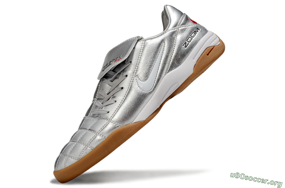 Nike Air Zoom Total 90 III IC Football Shoes - Silver/White 5