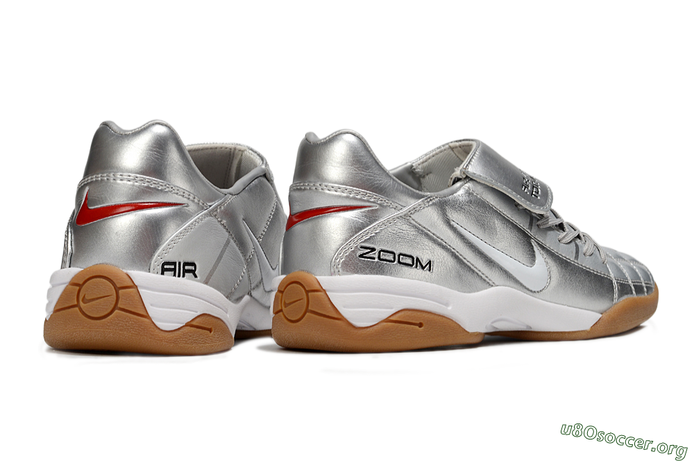 Nike Air Zoom Total 90 III IC Football Shoes - Silver/White 6