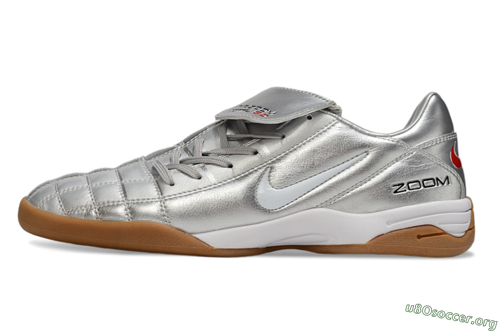 Nike Air Zoom Total 90 III IC Football Shoes - Silver/White 3
