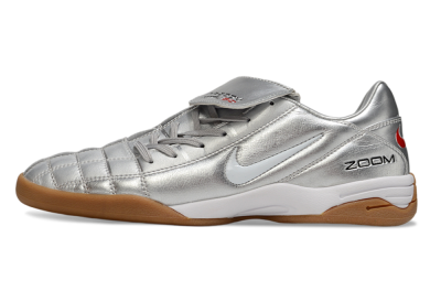 Nike Air Zoom Total 90 III IC Football Shoes - Silver/White
