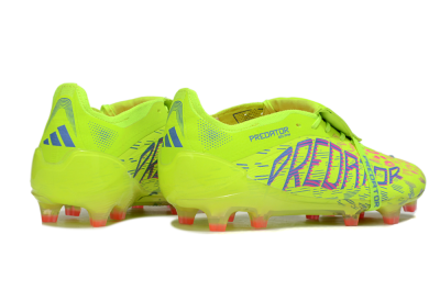 Adidas Predator 25 Elite Foldover Tongue FG Football Boots - Yellow/Blue/Red