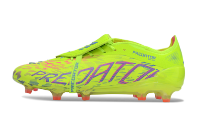 Adidas Predator 25 Elite Foldover Tongue FG Football Boots - Yellow/Blue/Red