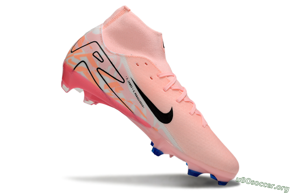 Nike Air Zoom Mercurial Superfly 10 Elite FG Football Boots - Pink/Purple/White 4
