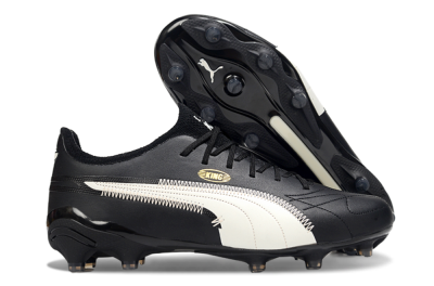 AOF x Puma King Ultimate FG Football Boots - Black/White