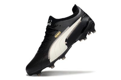 AOF x Puma King Ultimate FG Football Boots - Black/White